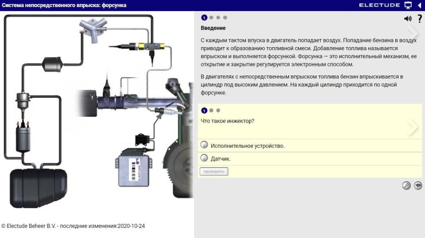 Система прямого впрыска топлива бензиновых двигателей Ситроен