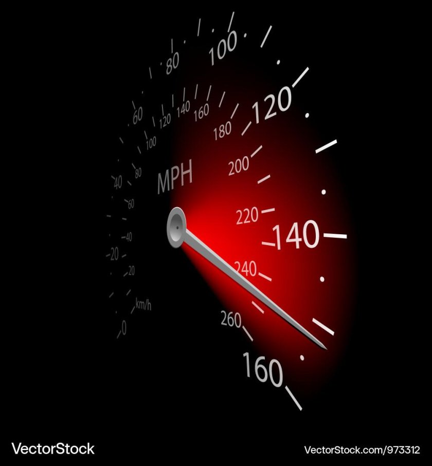 Вертикальный спидометр