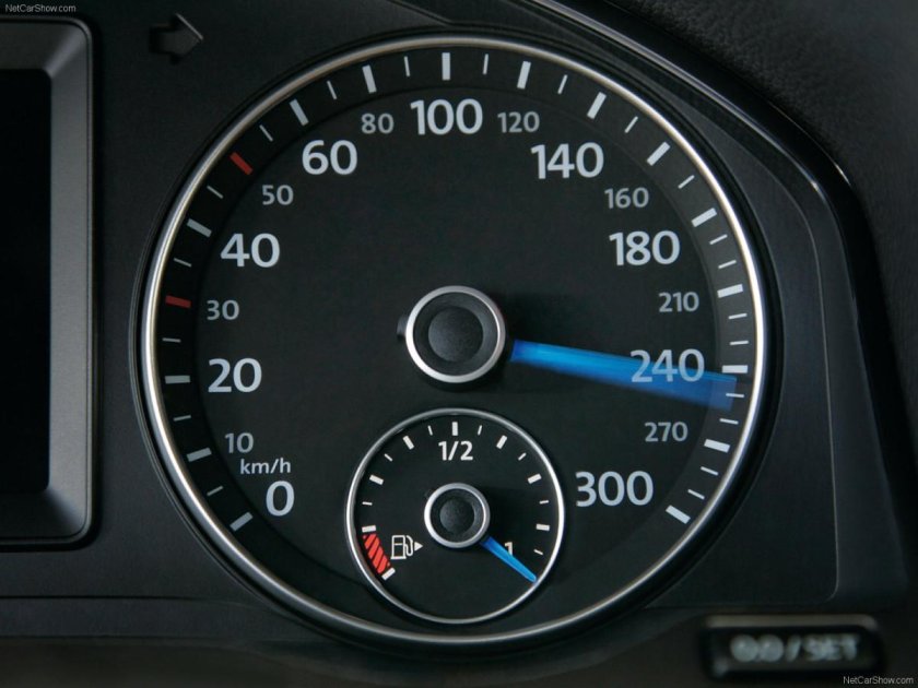 Volkswagen Scirocco, 2010 спидометр