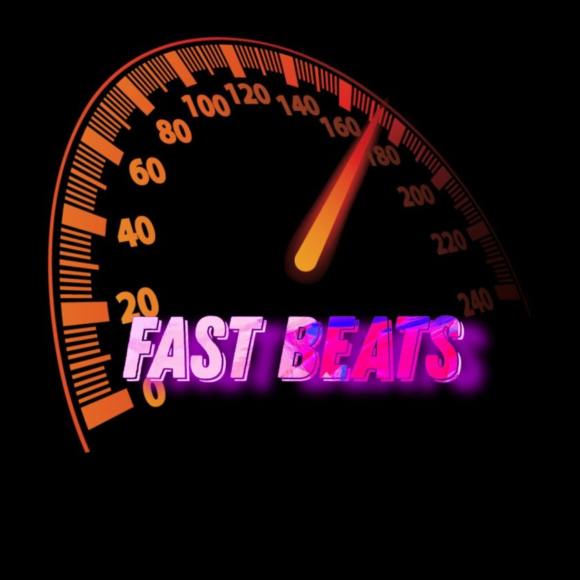 Цветной спидометр установлен в плоском анимация