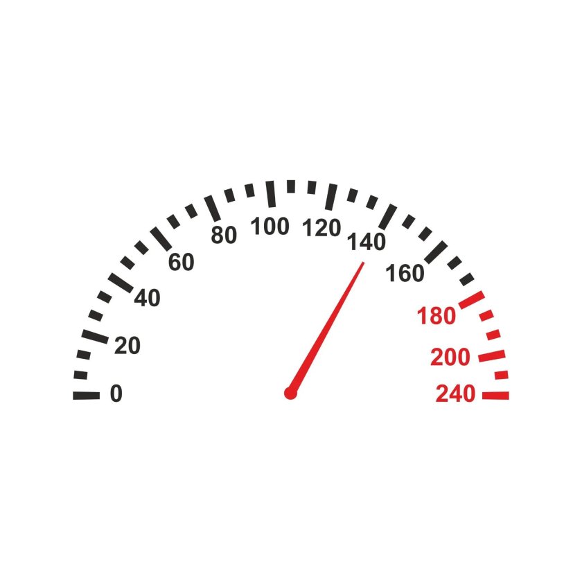 Спидометр наклейка