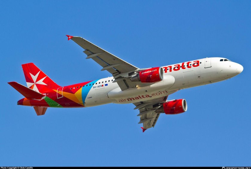 Мальта с самолета