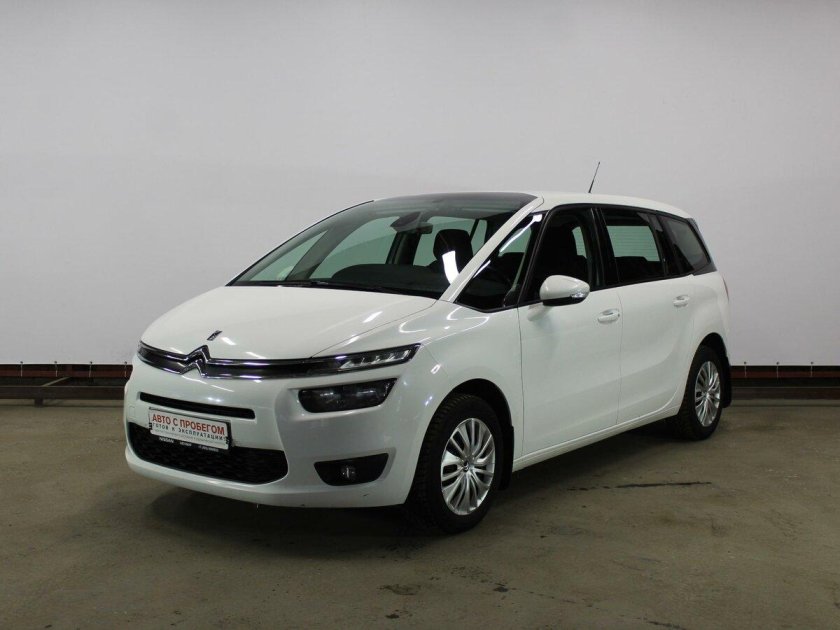 Белый Ситроен с4 Пикассо