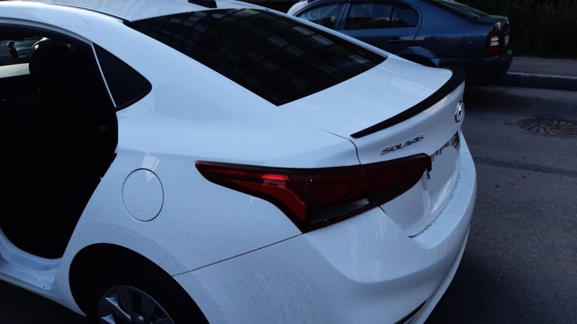 Hyundai Solaris 2019 спойлер