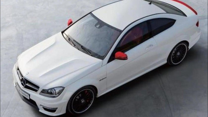 Мерседес с черной крышей