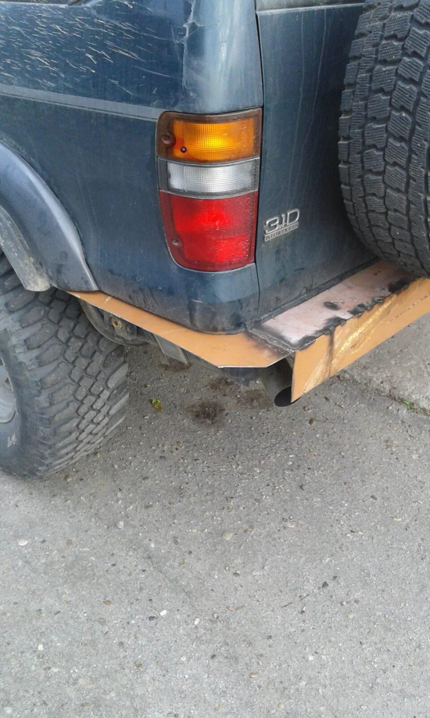 Силовой задний бампер Bongo 3