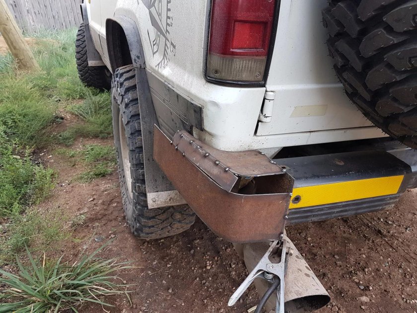 Силовой бампер на Isuzu Rodeo