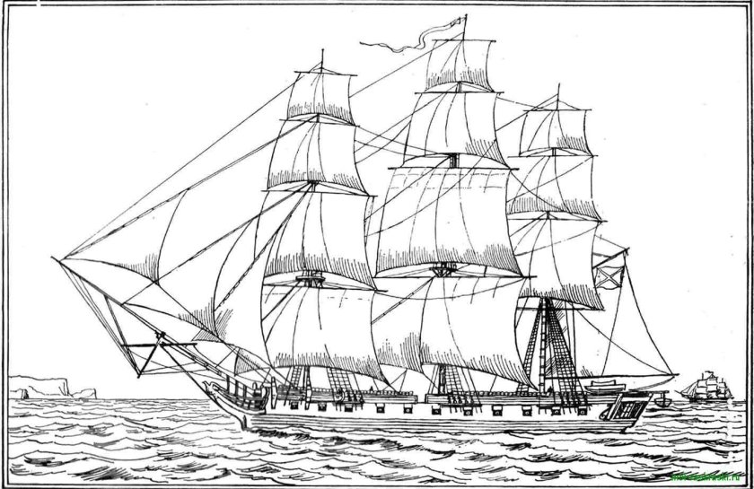 Фрегат Каравелла Бриг Корвет клипер