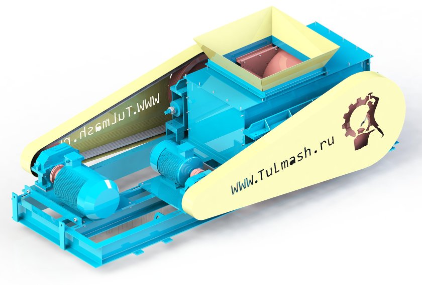 Валковая дробилка ДВЗ 2/800