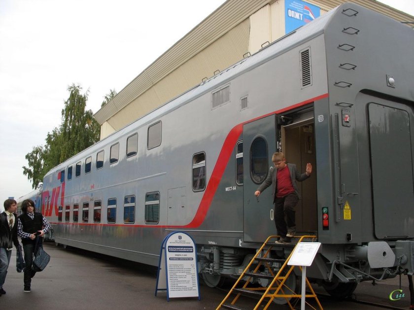 2х этажный вагон РЖД