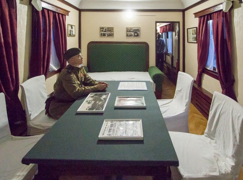 Вагон Блюхера штабной