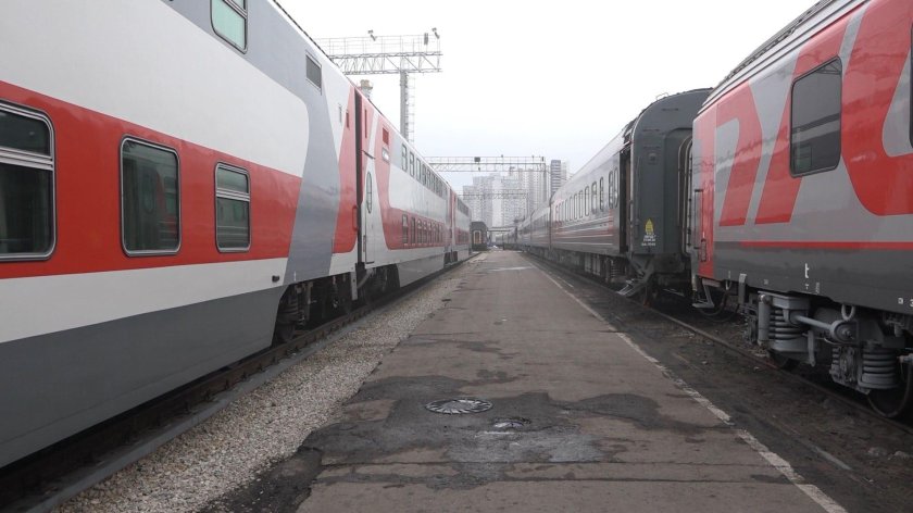 Пассажирский поезд Москва-Саранск