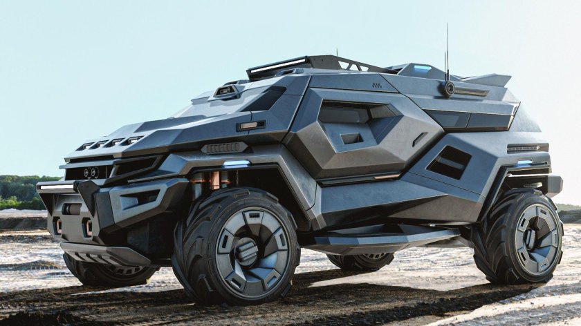 Armor truck suv concept 2020