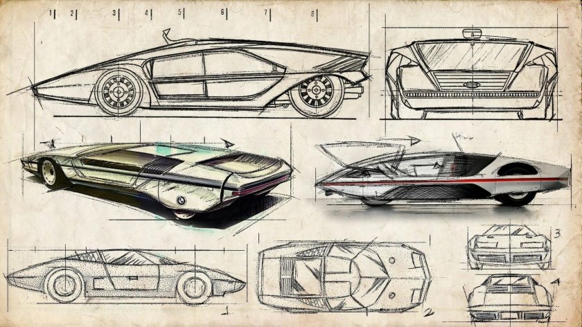 Рисунки концептов автомобилей