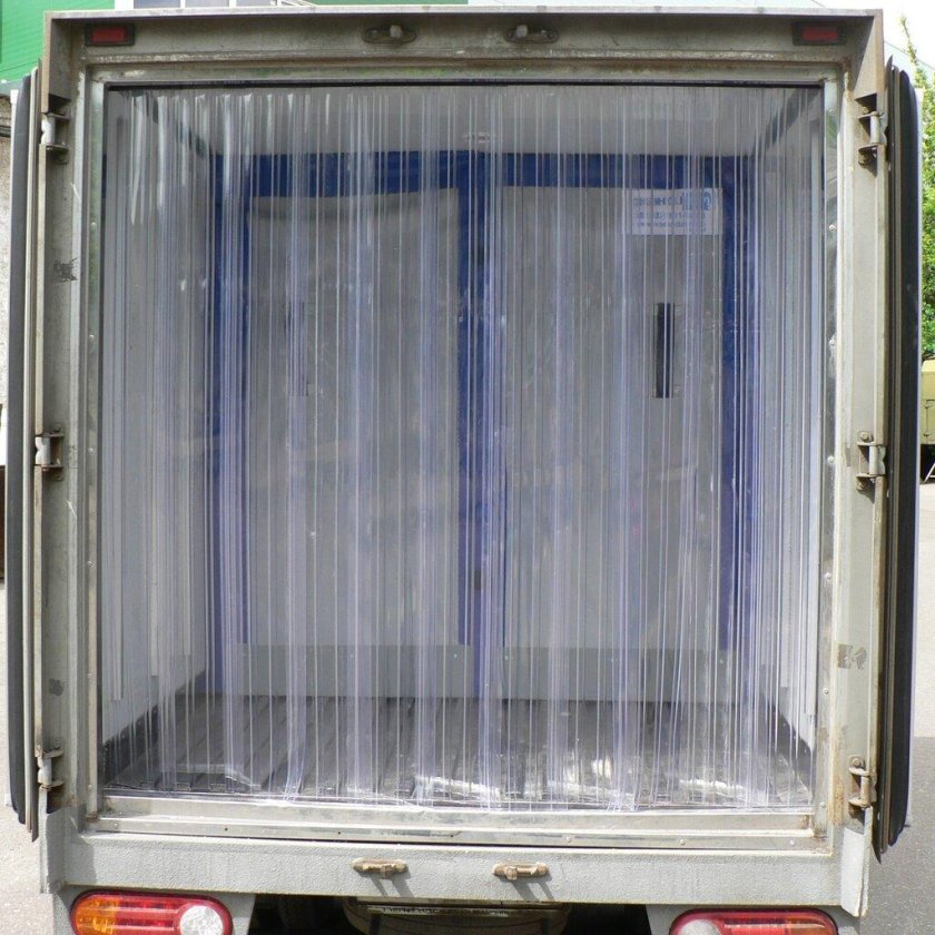 ПВХ завесы в рефрижератор Газель