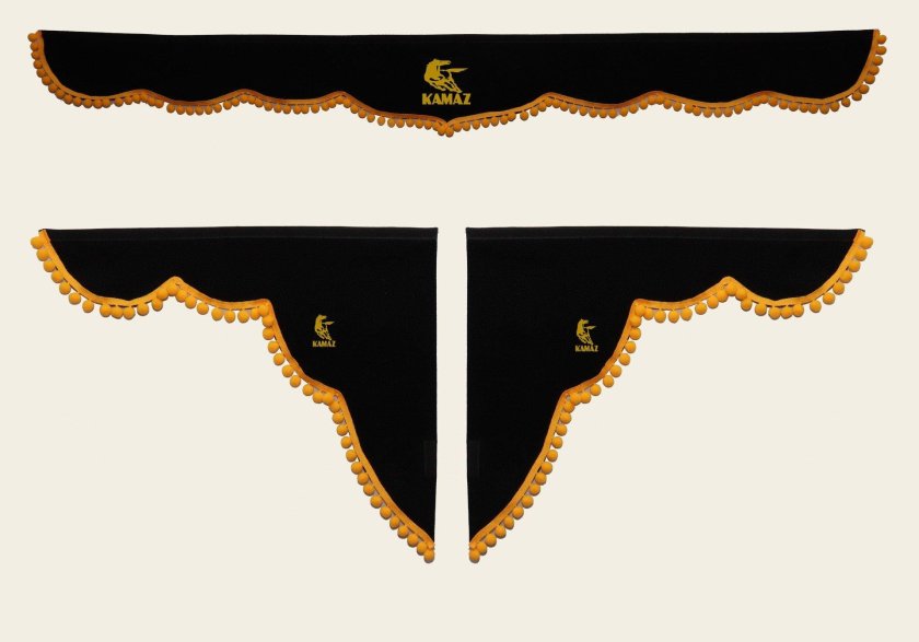 Ламбрекены на КАМАЗ 5490 экокожа