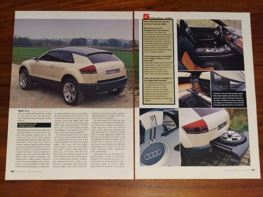 Audi steppenwolf concept 2000