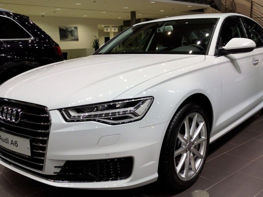 Ауди а6 с7 белая