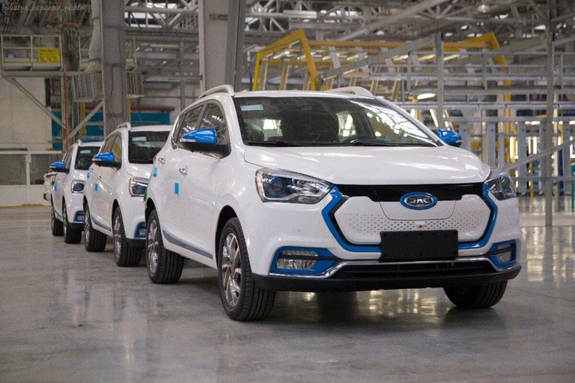 JAC электромобиль iev7s