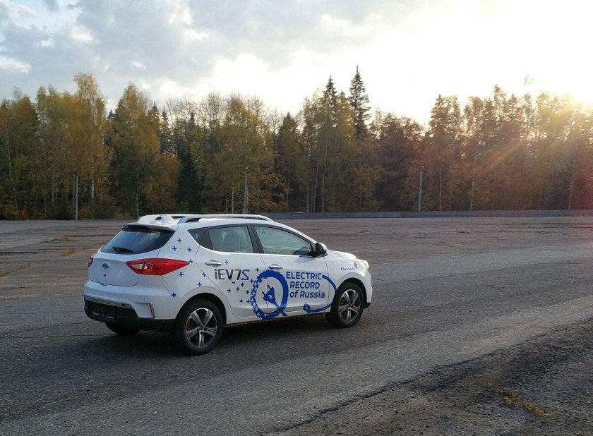 JAC электромобиль iev7s