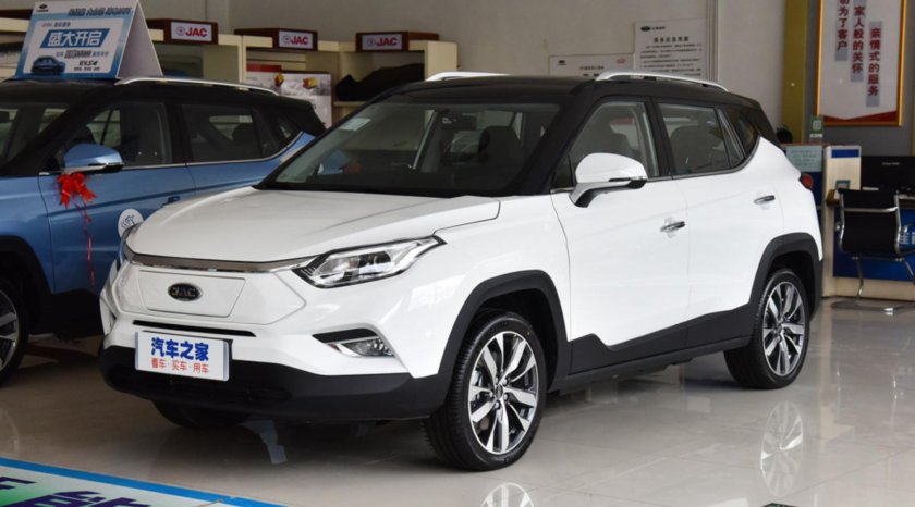 JAC ievs4 электромобиль