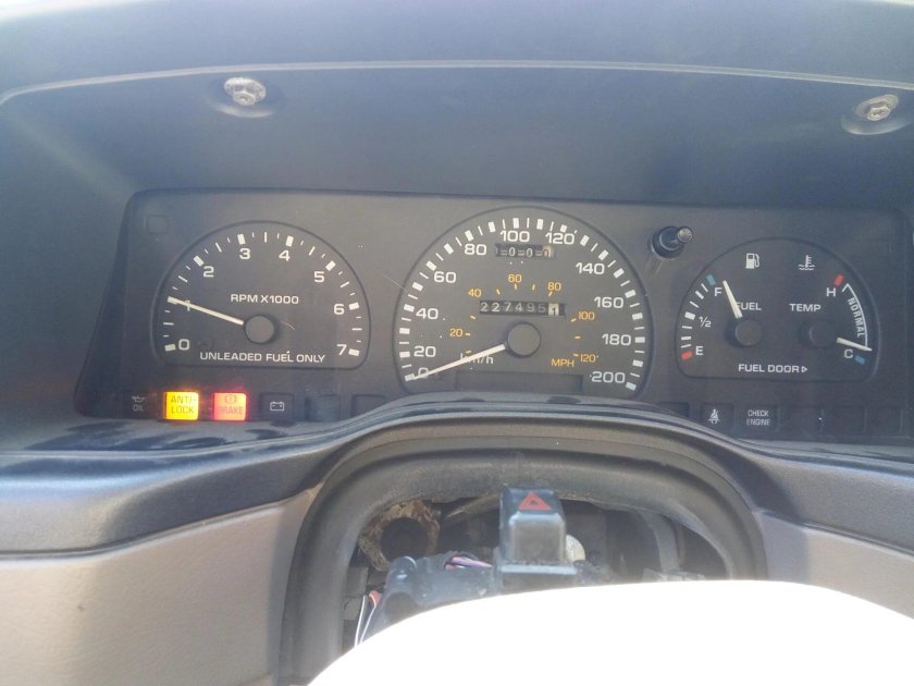 Форд Таурус 1993 приборная панель