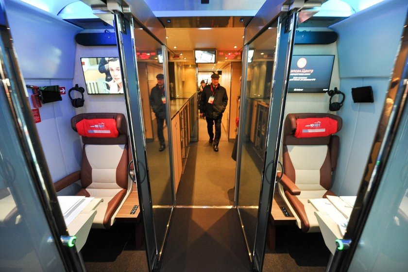 Сапсан вагон купе переговорная