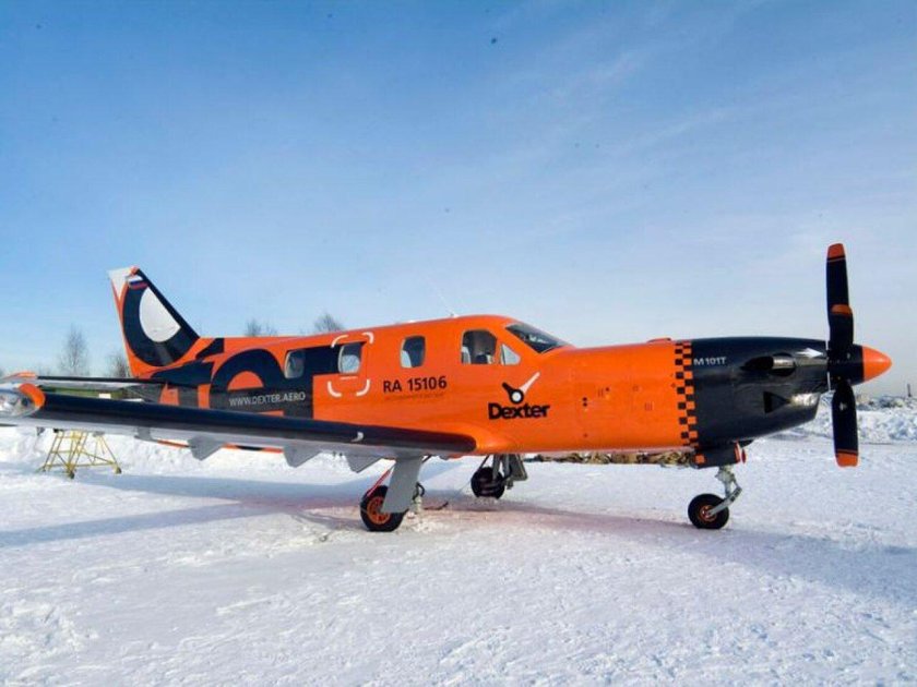 Самолёт м-101т «Гжель» кабина