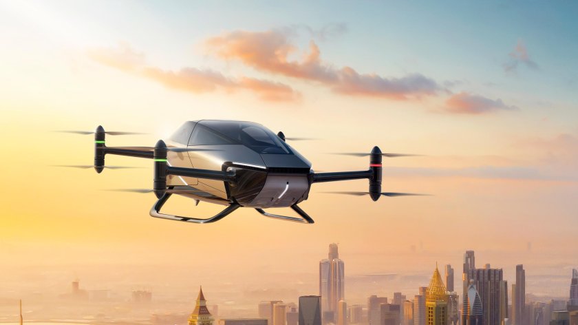 Дубай аэротакси беспилотное