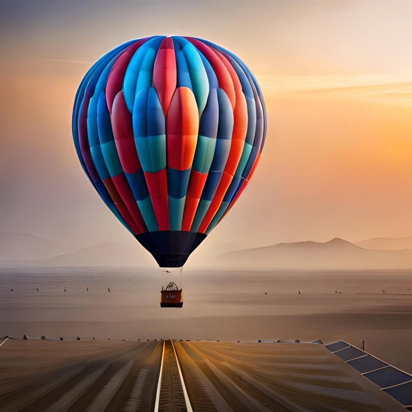 Воздушном шаре