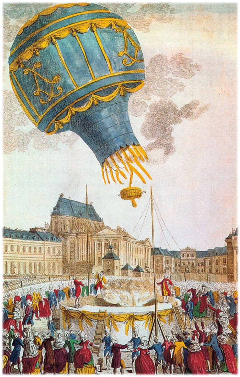 Первый воздушный шар братьев Монгольфье