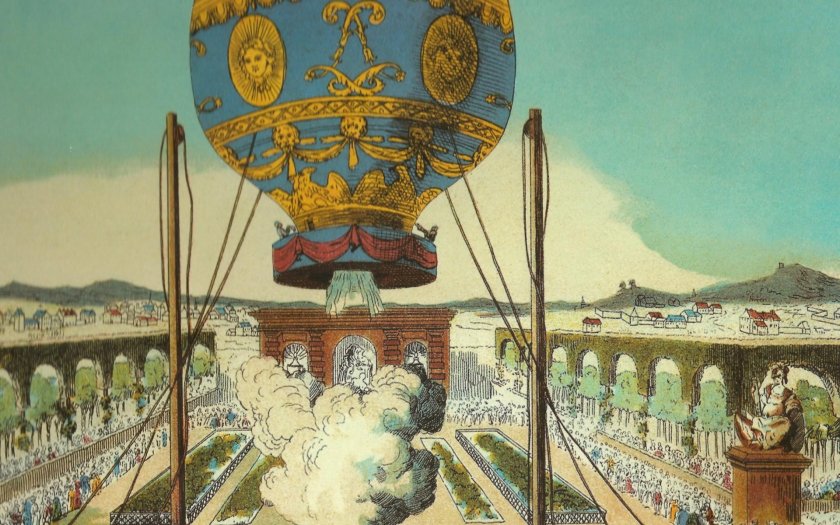 Первый аэростат братьев Монгольфье