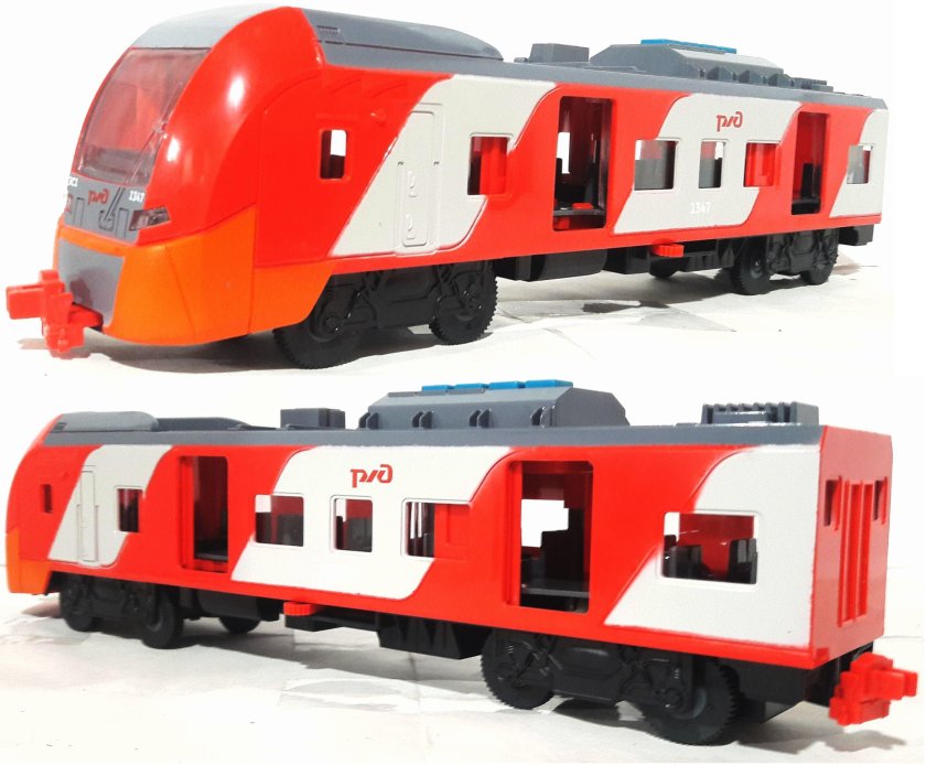 Игрушка поезд Ласточка Технопарк 32см