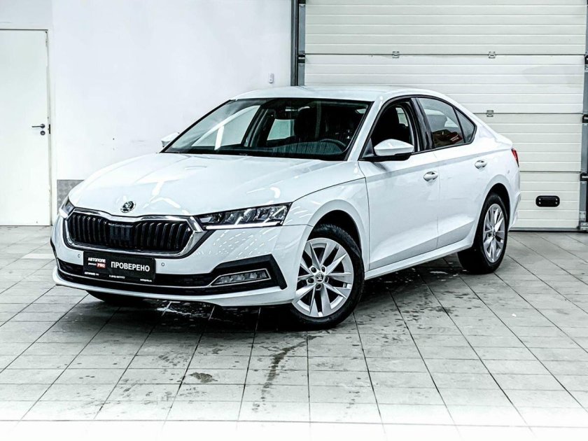 Skoda Octavia IV (a8) на снегу