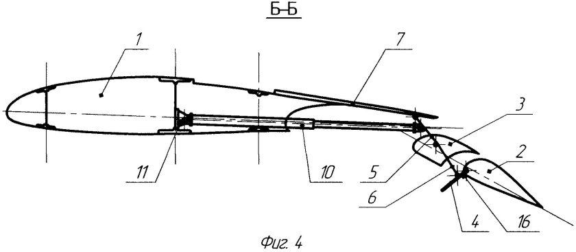 Обтекатель привода закрылка