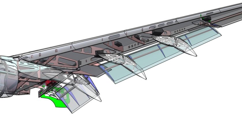Механизация крыла ту-204