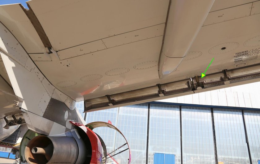 Продувка секции крыла