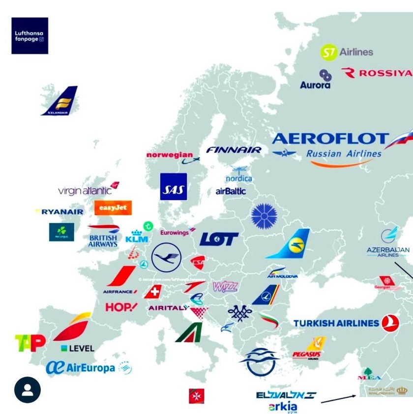 Все авиакомпании мира