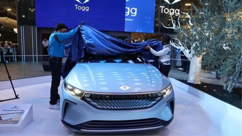 Togg электромобиль 2022