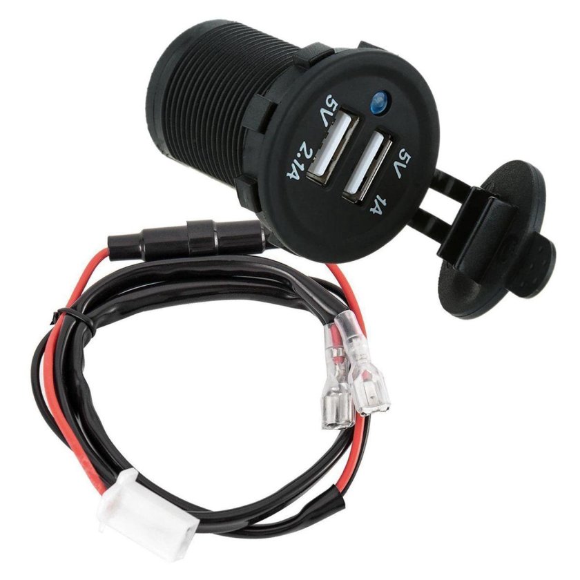 Гнездо прикуривателя USB 12v встраиваемое ресант