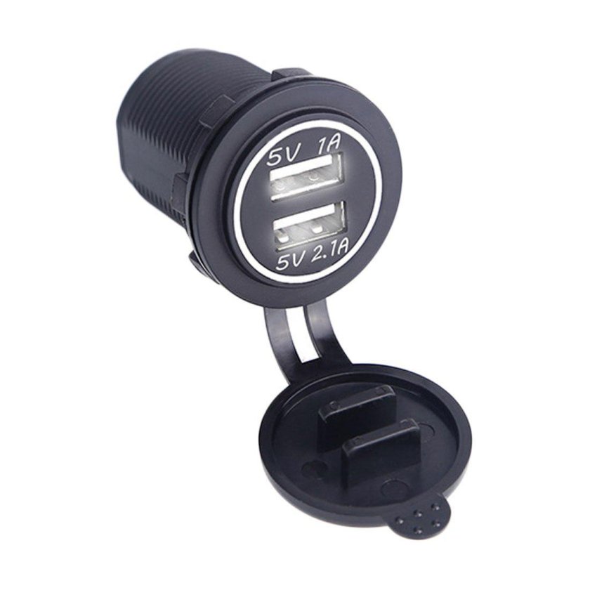 Врезная USB розетка в авто