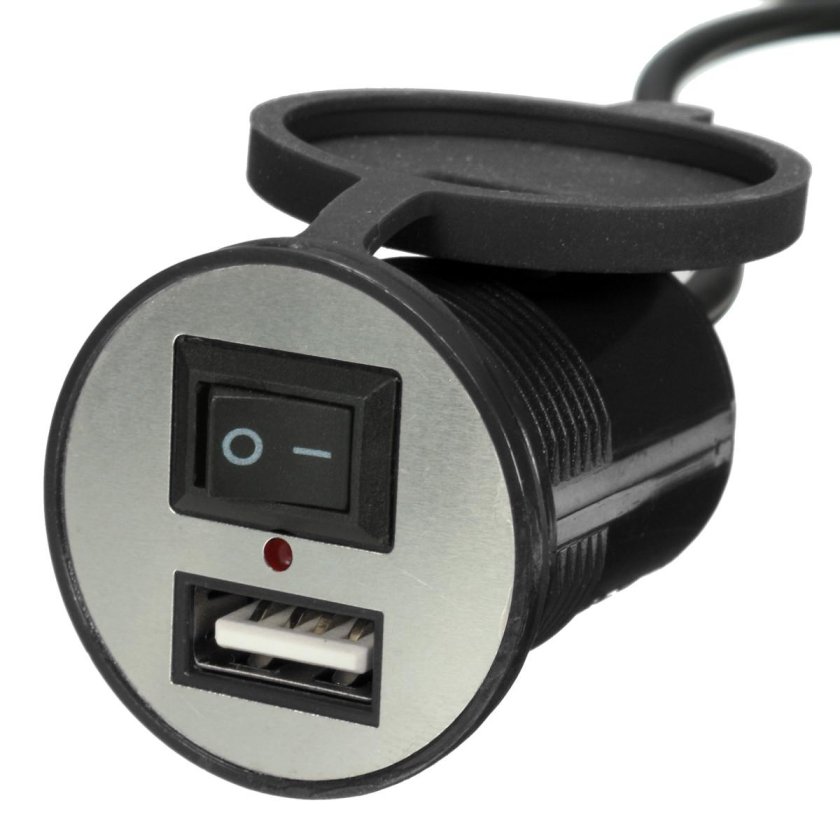 Розетка USB встраиваемая (5в, 2.1а + 2.1а)