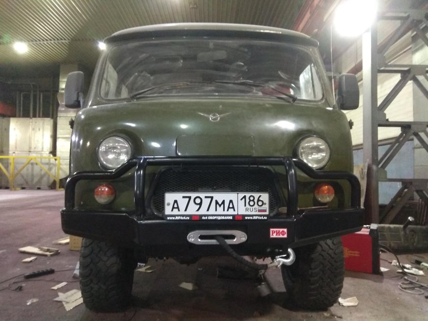 Силовой бампер риф УАЗ 452