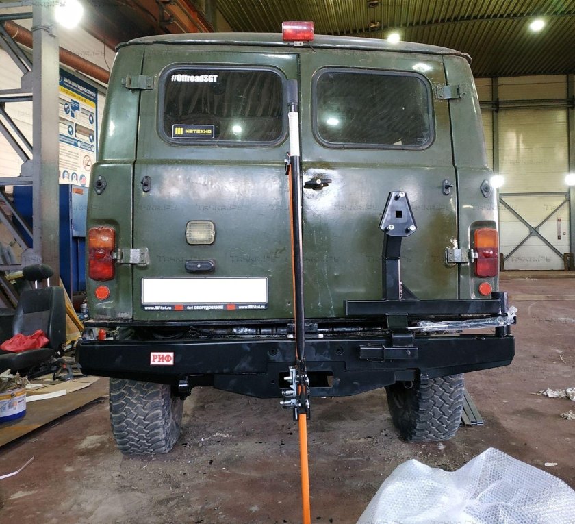 Калитка под запаску УАЗ 452 риф