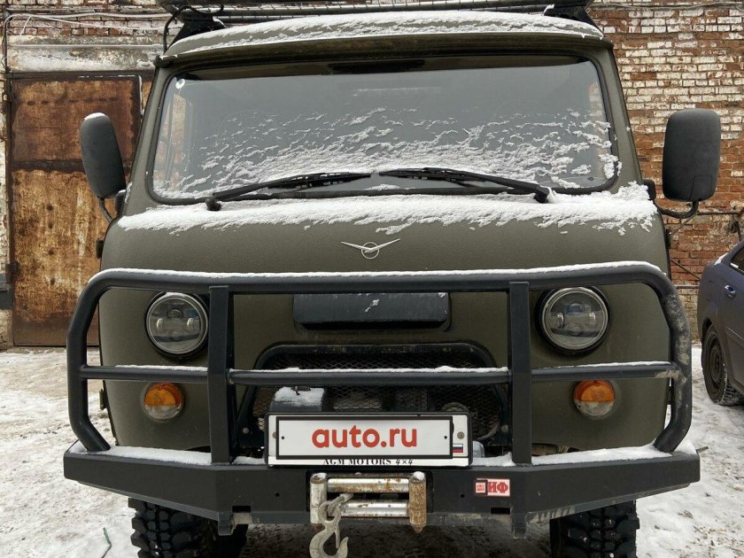 Передний силовой бампер уаз буханка