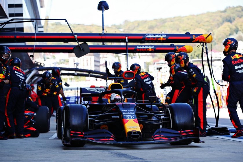 Red bull Honda f1