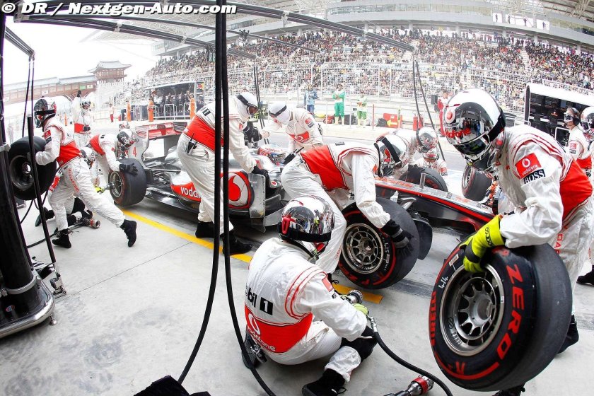 Формула один пит стоп