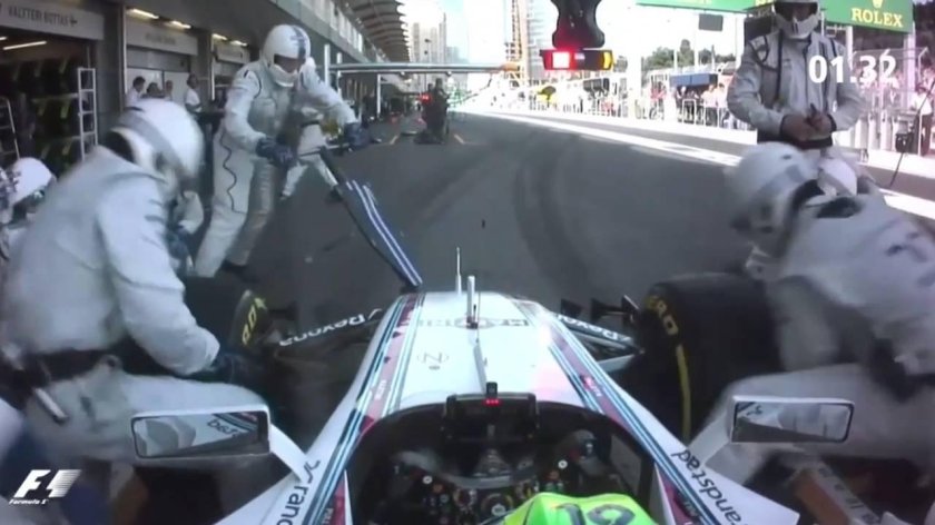 Пит стоп на трассе