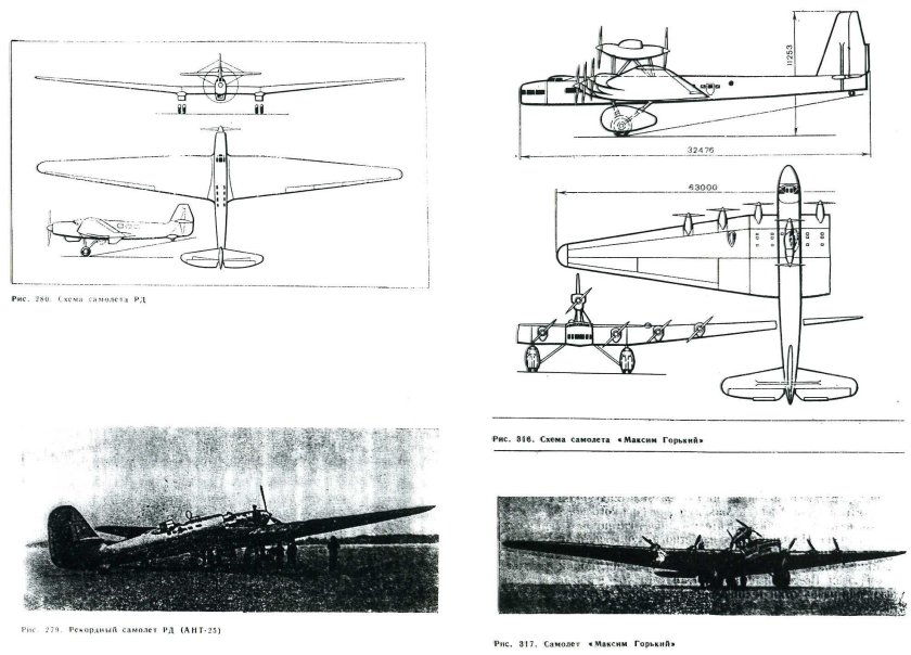 Ант-25 чертежи