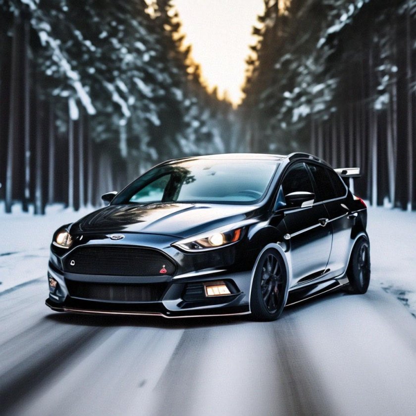 Тюнингованный форд фокус 3 седан